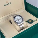 40mm Steel Ceramic Bezel White Panda Dial RubberB