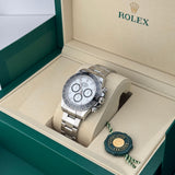 40mm Steel Ceramic Bezel White Panda Dial RubberB