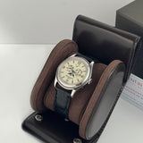 39mm Annual Calendar 18k WG Ivory Dial Deployant