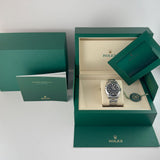 Steel 36MM Black Dial