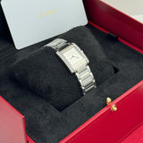 21mm Small Tank Francaise Diamond Bezel Steel