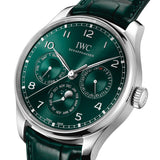 42mm Stainless Steel Perpetual Calendar Green Dial