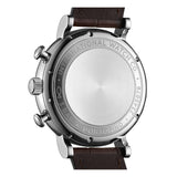 42mm Stainless Steel Chronograph Silver Dial