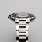 33mm Diamond Bezel Steel Automatic