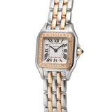 22mm Small Steel and 18k RG Diamond Bezel