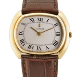 36mm Vintage 18k Yellow Gold Mechanical Dress Watch