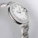 33mm Diamond Bezel Steel Automatic