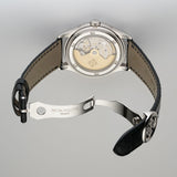 39mm Annual Calendar 18k WG Ivory Dial Deployant