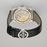 39mm Annual Calendar 18k WG Ivory Dial Deployant