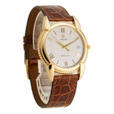 35mm Vintage 18k Yellow Gold Dress Watch