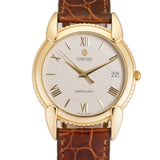 35mm Vintage 18k Yellow Gold Dress Watch
