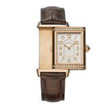 24mm Ladies Ultra Thin 18k RG Diamonds