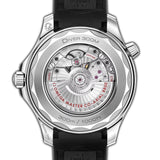 42mm Diver 300m Steel Black Ceramic Bezel White Dial on Rubber