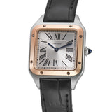 28mm Small Santos-Dumont Steel and 18k Rose Gold
