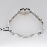 33mm Diamond Bezel Steel Automatic