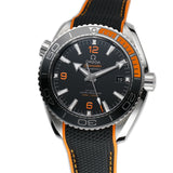 44mm Planet Ocean 600m Steel Black and Orange