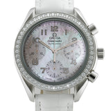 39mm Ladies Reduced Chronograph Diamond Bezel MOP Dial