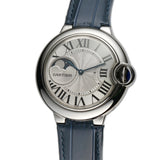 37mm Moonphase Steel Silver Dial Auto 2019