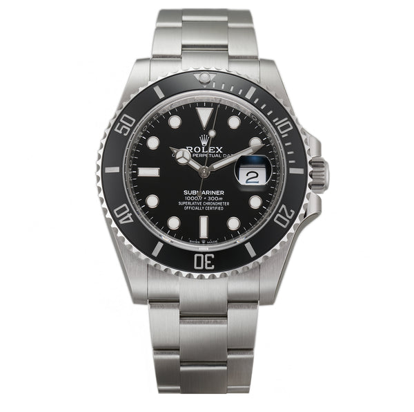 Rolex Submariner 41mm Stainless Steel Date Watch - Black Dial (Ref#126610LN)