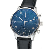 41mm Chronograph Steel Blue Sunburst Dial