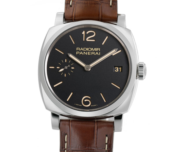 Panerai Radiomir 1940 47mm 3 Days Steel Black Sandwich Dial PAM