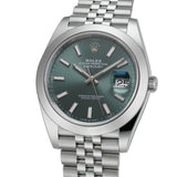41mm Steel Mint Green Dial Jubilee Bracelet