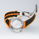 44mm Planet Ocean 600m Steel Black and Orange