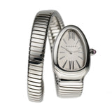 35mm Tubogas Single Spiral Steel Silver Dial