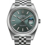 41mm Steel Mint Green Dial Jubilee Bracelet