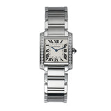 25mm Tank Francaise Medium Diamond Bezel Steel 2019