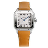 40mm Large Steel Silver Dial Auto
