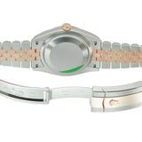 36mm Steel & 18k Everose Gold Chocolate Index Dial Jubilee