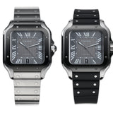 40mm Large ADLC Bezel Steel Grey Dial