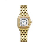 23mm Small 18k Yellow Gold Diamond Bezel