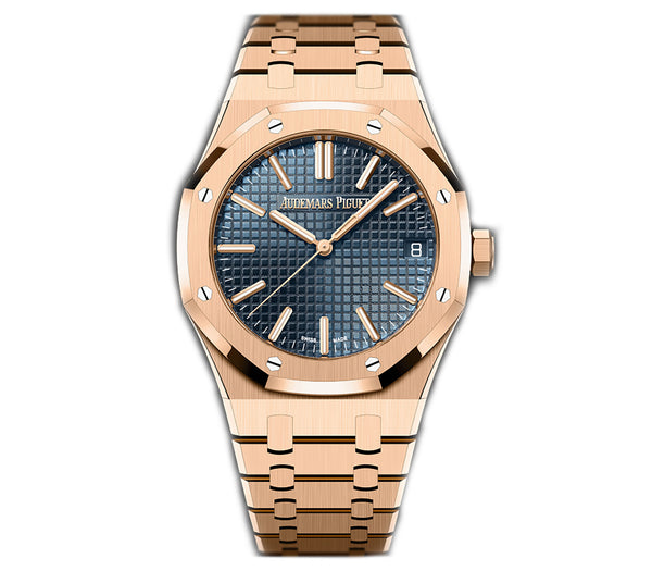 Audemars Piguet Royal Oak 41 Rose Gold Blue Dial 15510OR.OO.1320OR