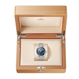 40mm Planet Ocean Blue Dial Stainless Steel Bracelet