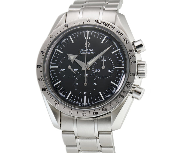 omega speedmaster broad arrow 1957 reissue