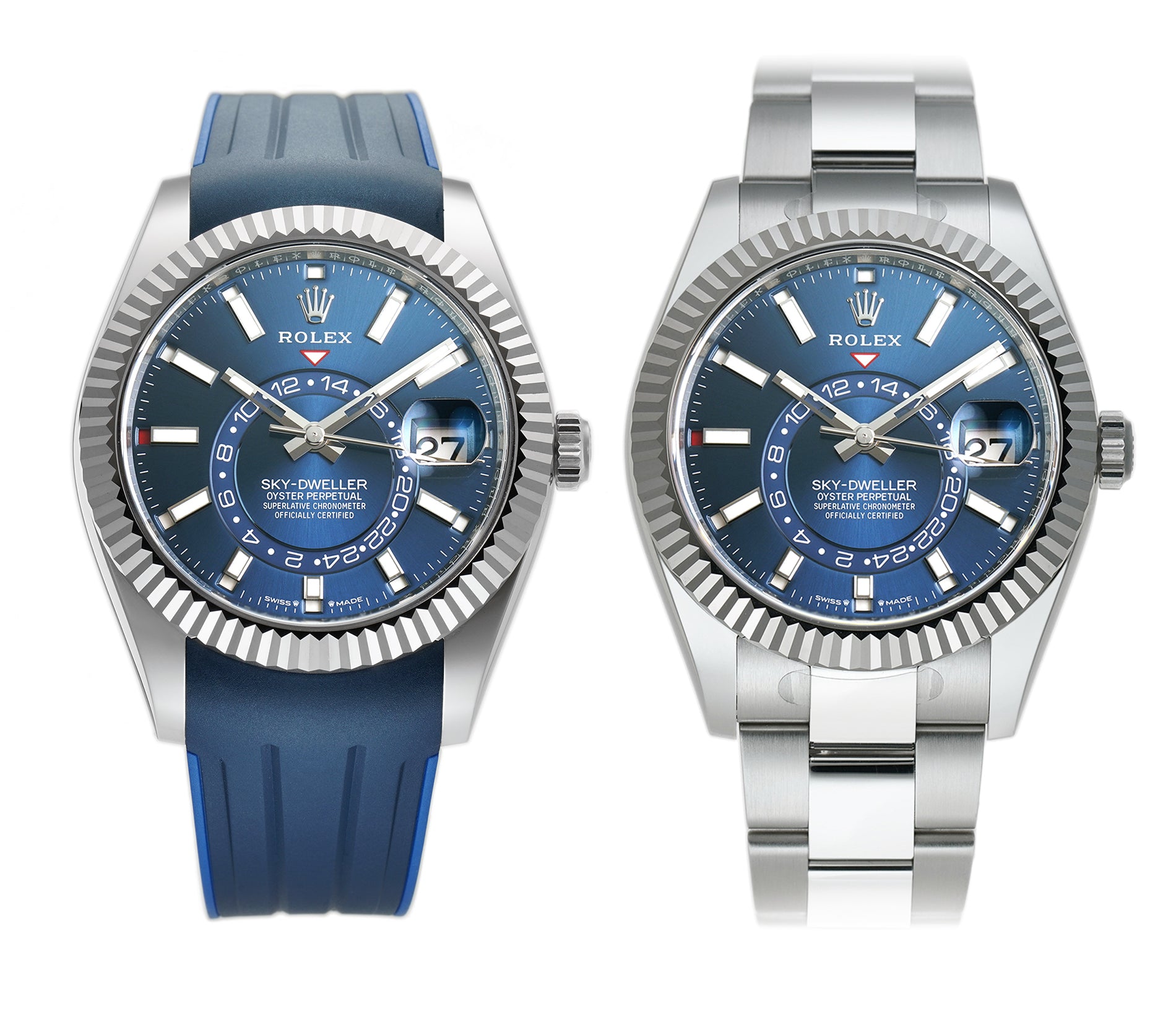 Rolex Sky-Dweller 42mm Stainless Steel Blue Dial Oyster 336934