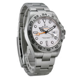 42mm White Dial Orange Hand Caliber 3285 Orange RubberB Included