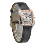 28mm Small Santos-Dumont Steel and 18k Rose Gold