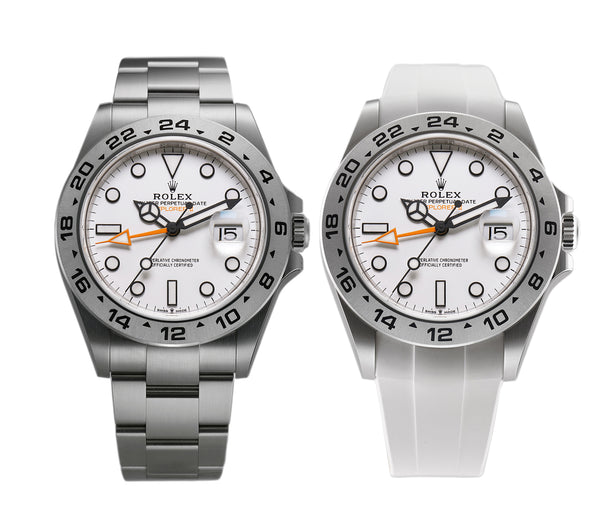 Rolex explorer clearance 2 white dial