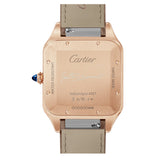 34mm Extra Large Santos-Dumont Beige Dial 18k Rose Gold