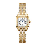 22mm Small 18k Yellow Gold Diamond Bezel and Bracelet