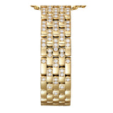 27mm Medium 18k Yellow Gold Diamond Bezel and Bracelet