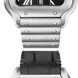 40mm Large Black Dial Stainless Steel Bracelet Automatic