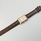 24mm Ladies Ultra Thin 18k RG Diamonds