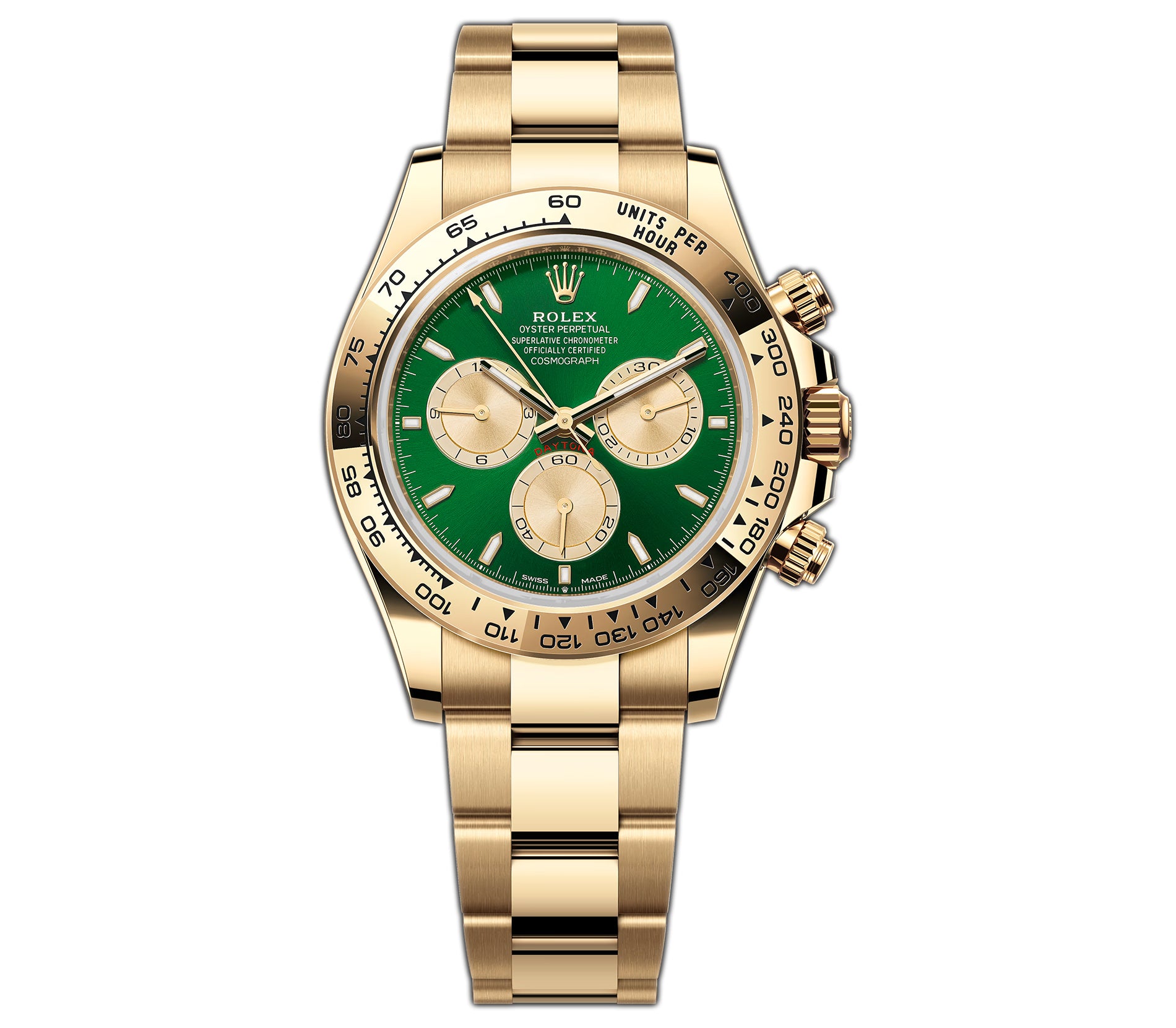 Rolex Daytona 40mm 18k Yellow Gold Golden Green Dial 126508 Element rolex-daytona-40mm-18k-yellow-gold-golden-green-dial-126508-element
