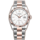 36mm Steel & Everose Gold White Index Dial Oyster Bracelet
