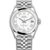 31mm Steel White Roman Dial Jubilee Bracelet