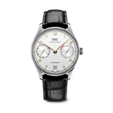 42mm Automatic 7-Day Power Reserve Silver Arabic Dial